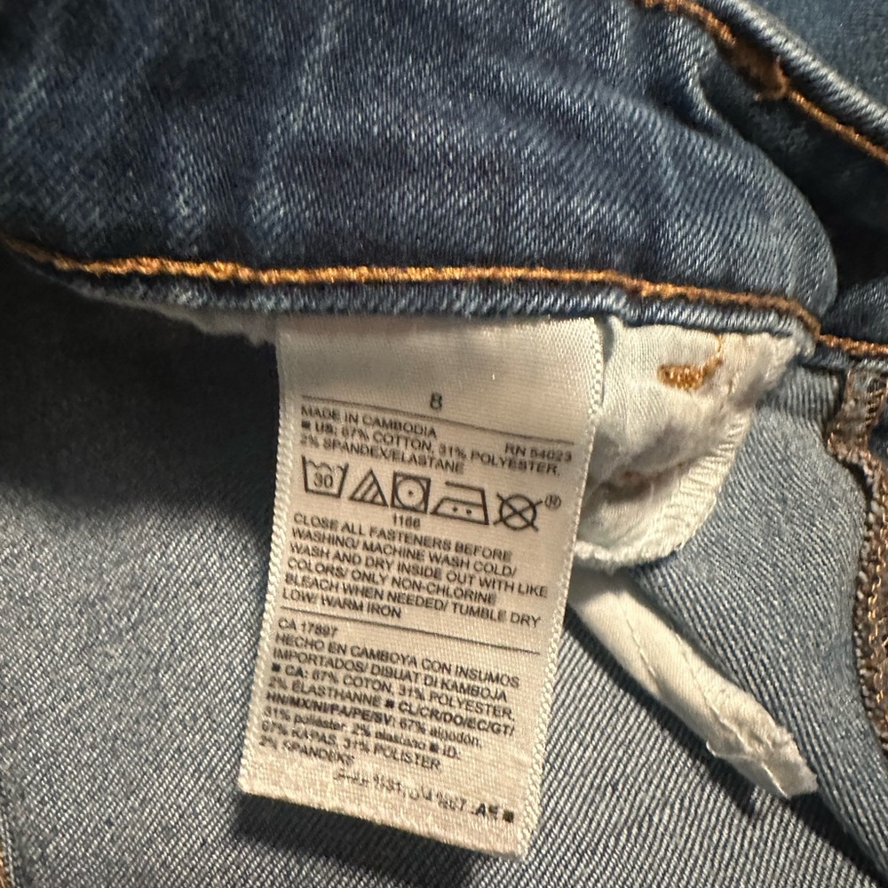 Old Navy size 8 jeans